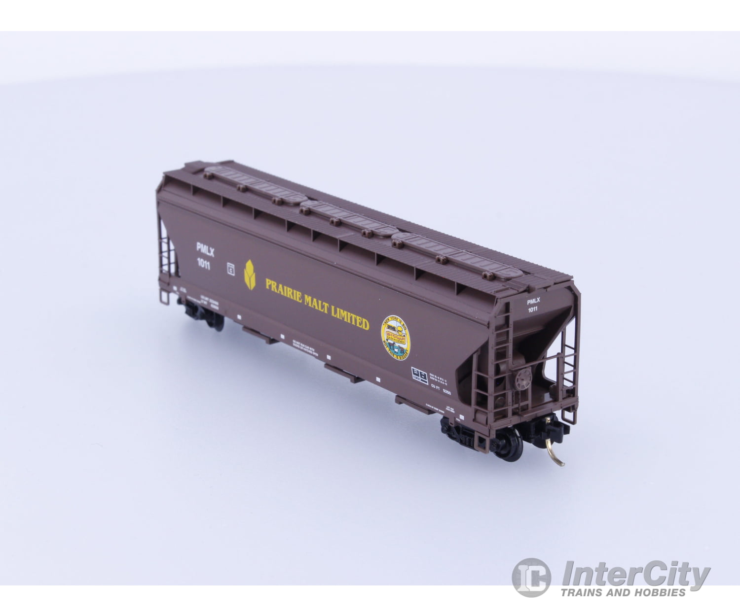 Micro Trains 94130 N Covered Hopper 3-Bay ACF 4650 Prairie Malt Limited PMLX 1011 Freight Cars