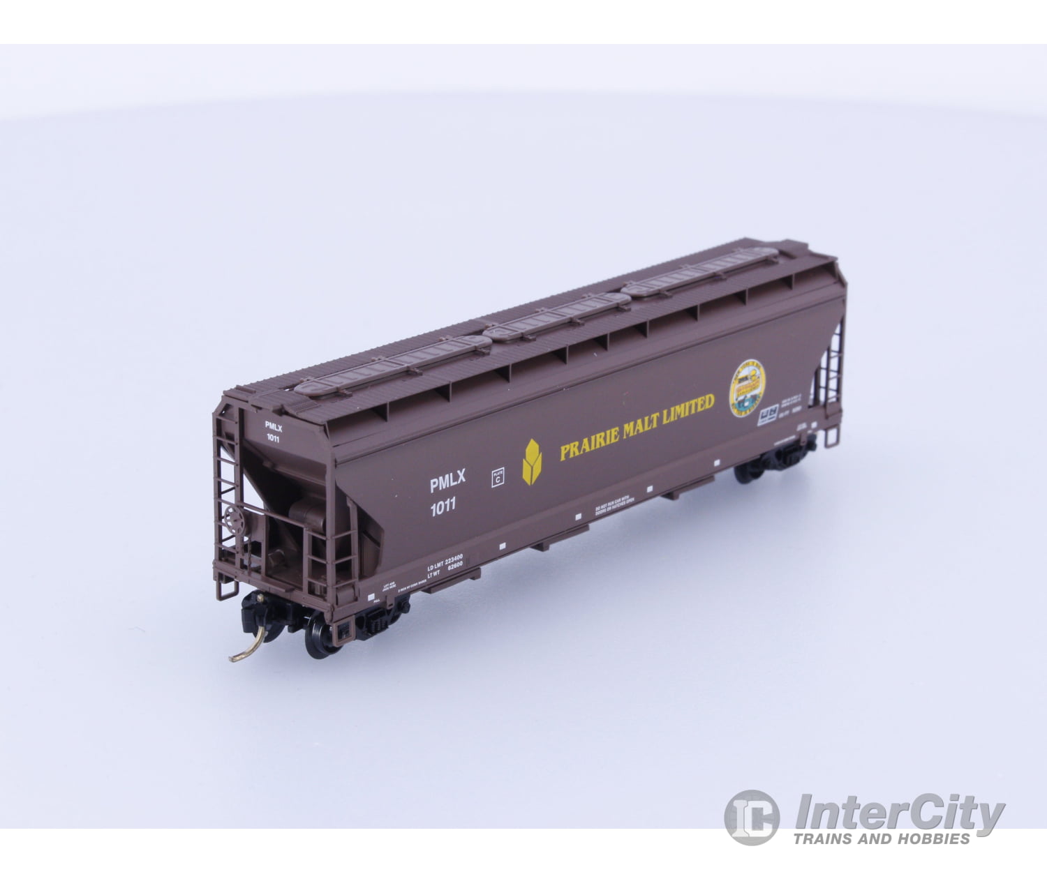 Micro Trains 94130 N Covered Hopper 3-Bay ACF 4650 Prairie Malt Limited PMLX 1011 Freight Cars
