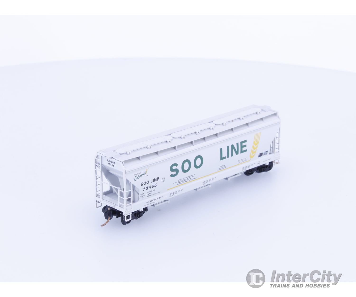 Micro Trains 94150 N Covered Hopper 3-Bay ACF 4650 Soo Line (SOO) 73465 Freight Cars