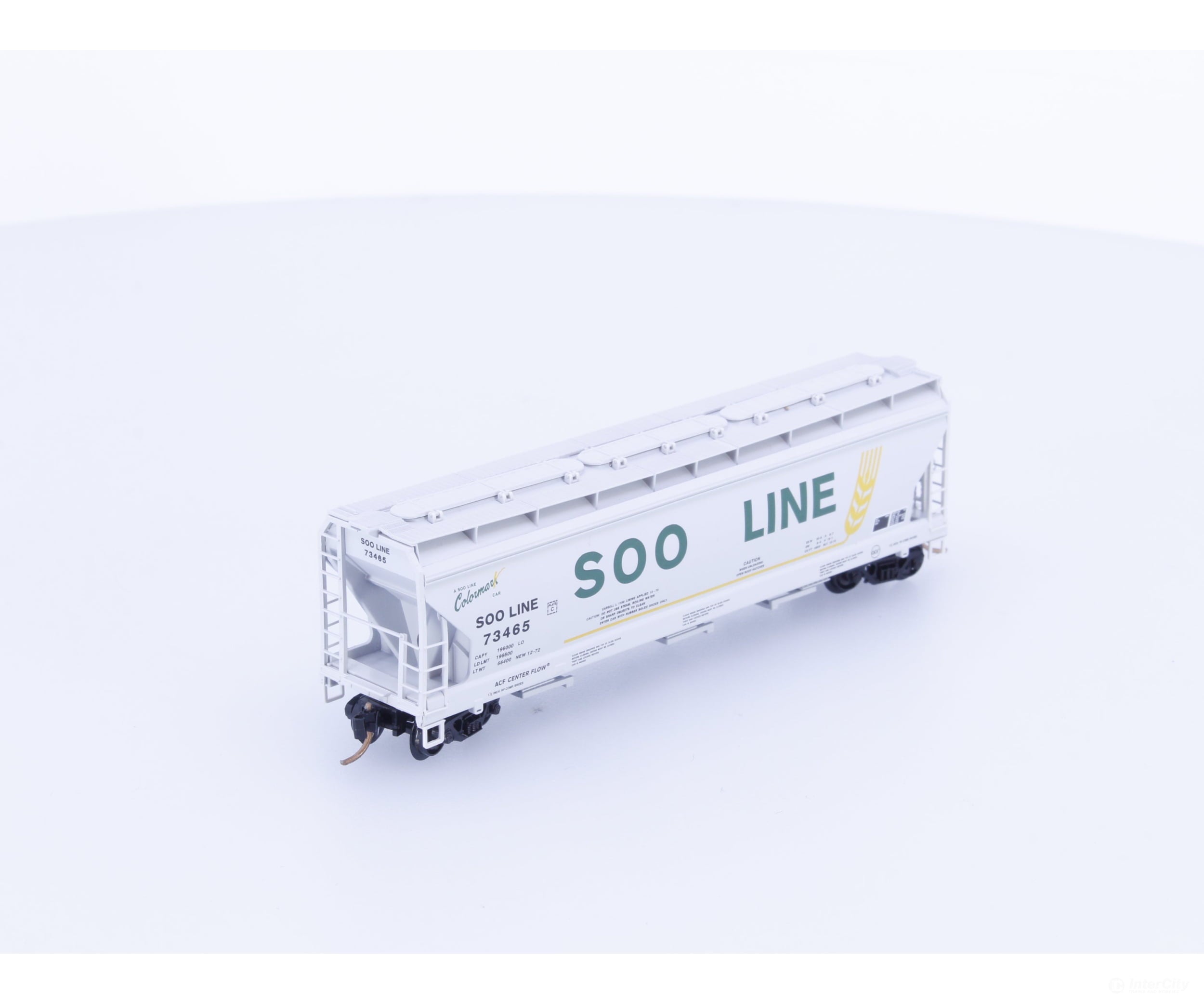 Micro Trains 94150 N Covered Hopper 3-Bay ACF 4650 Soo Line (SOO) 73465 Freight Cars