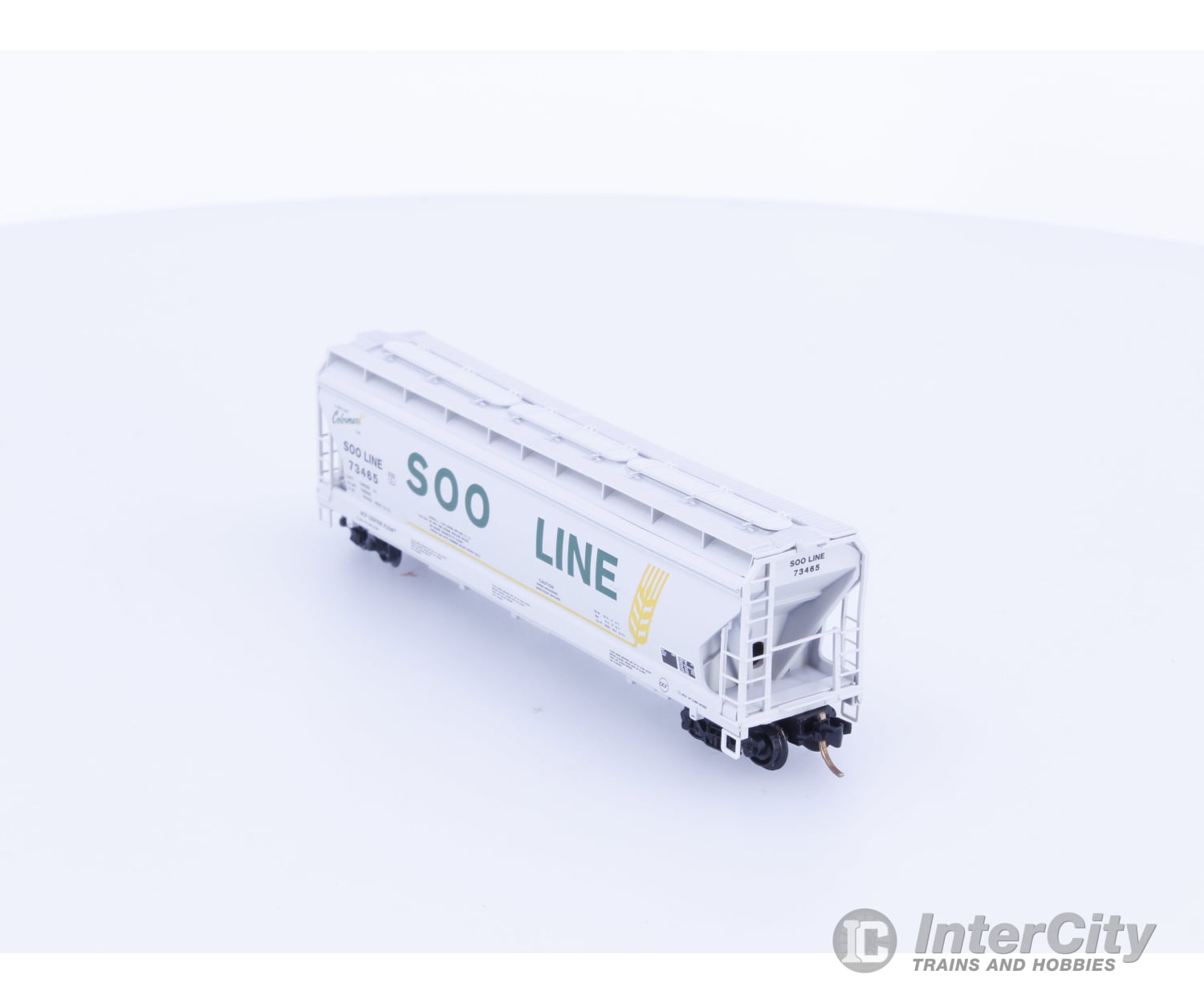 Micro Trains 94150 N Covered Hopper 3-Bay ACF 4650 Soo Line (SOO) 73465 Freight Cars