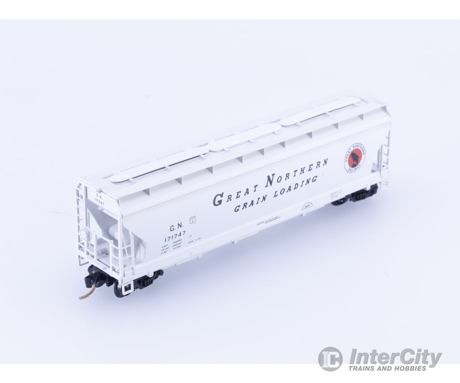 Micro Trains 94160 N 3-Bay ACF Centerflow Covered Hopper Great Northern (GN) 171747 Freight Cars