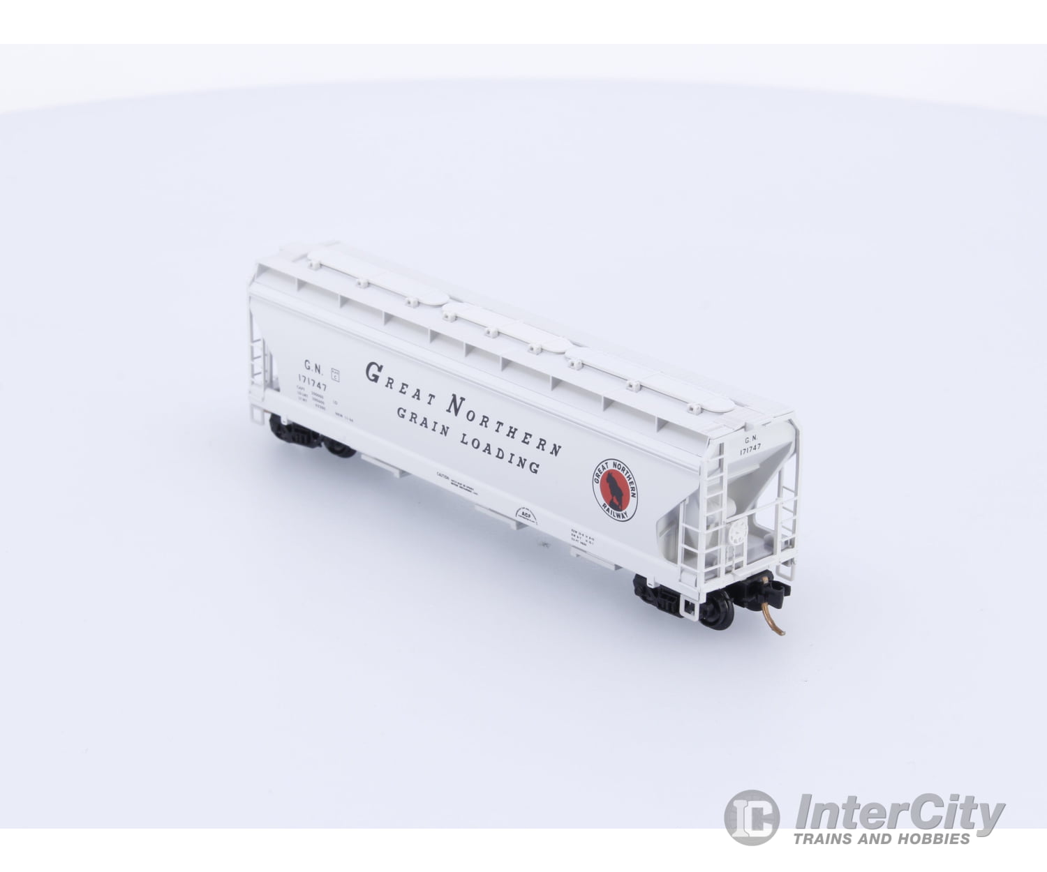 Micro Trains 94160 N Covered Hopper 3-Bay ACF 4650 Great Northern (GN) 171747 (#1) Freight Cars