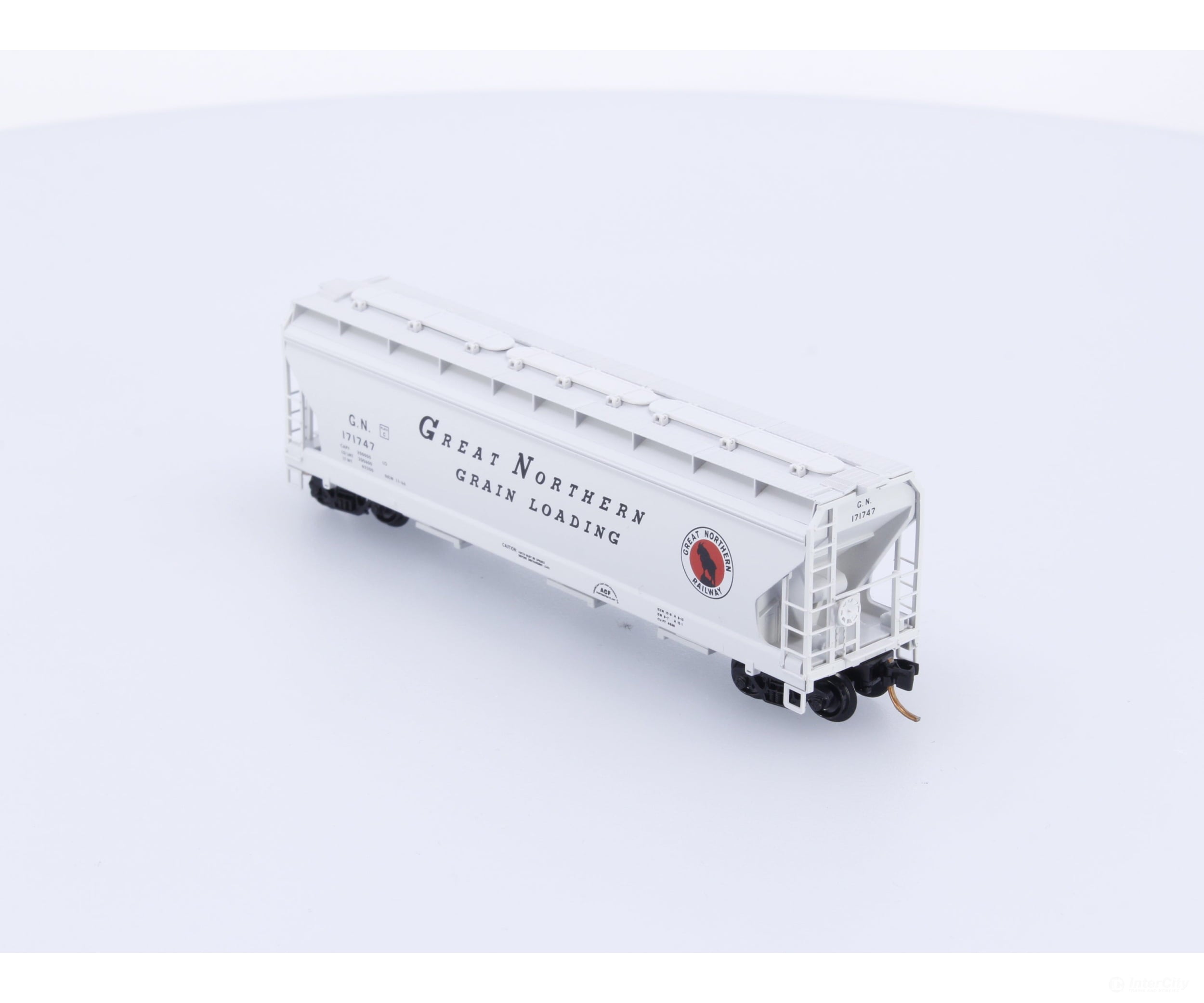 Micro Trains 94160 N Covered Hopper 3-Bay ACF 4650 Great Northern (GN) 171747 (#3) Freight Cars