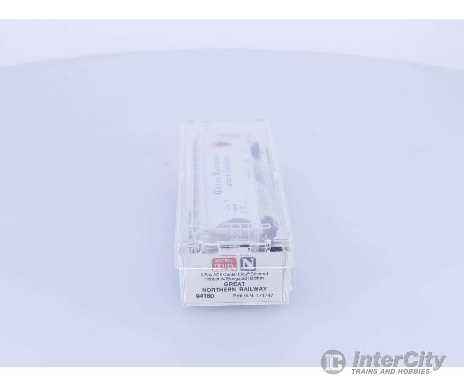 Micro Trains 94160 N Covered Hopper 3-Bay ACF 4650 Great Northern (GN) 171747 Freight Cars