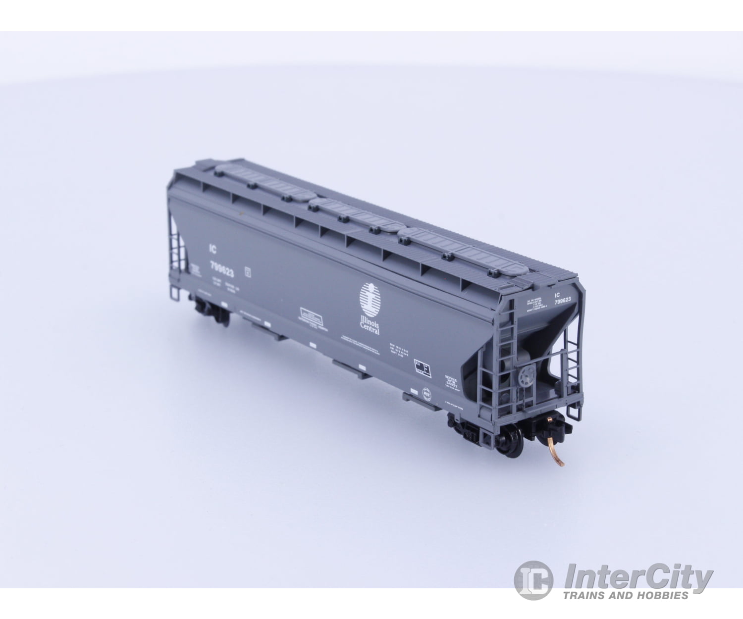 Micro Trains 94200 N Covered Hopper 3-Bay ACF 4650 Illinois Central (IC) 799623 Freight Cars