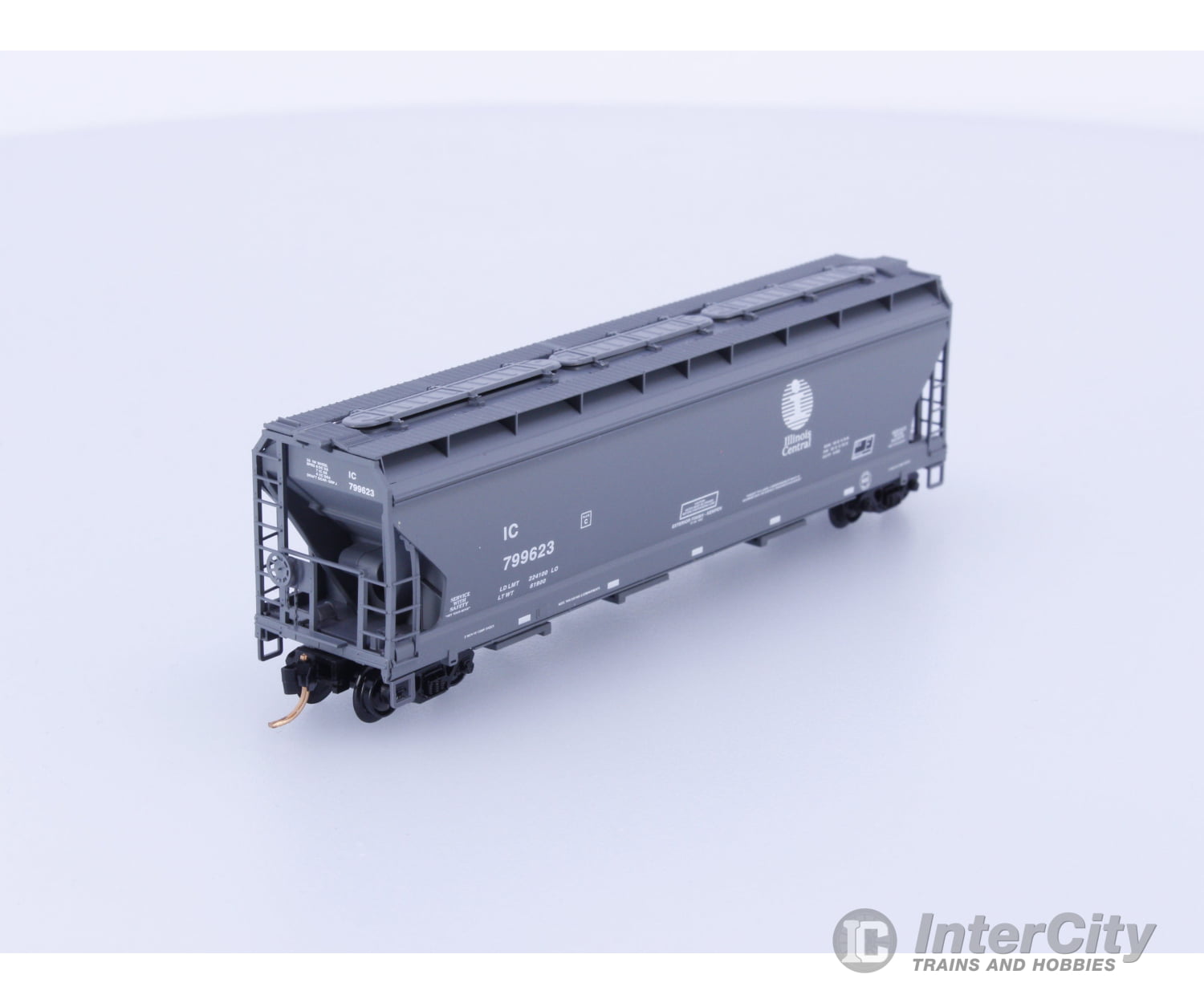 Micro Trains 94200 N Covered Hopper 3-Bay ACF 4650 Illinois Central (IC) 799623 Freight Cars