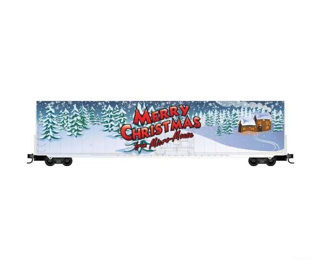 Micro Trains N 10200701 Modified 60’ Excess-Height Double-Plug-Door Boxcar - Ready-To-Run 2024