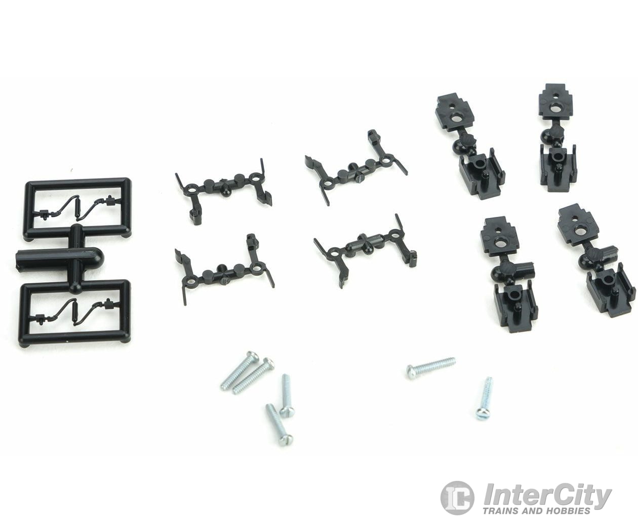 Micro Trains N 102301 True-Scale Coupler -- Long Shank Pkg(4) (Black) Couplers & Trucks