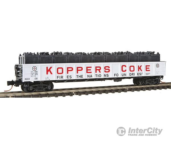 Micro Trains N 10500712 50 Steel Side 14-Panel Fixed-End Straight-Side Gondola - Ready To Run --