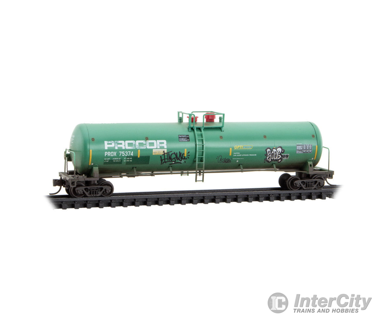 Micro Trains N 11044650 Procor 50’ General Service Tankcar - Weathered Freight Cars