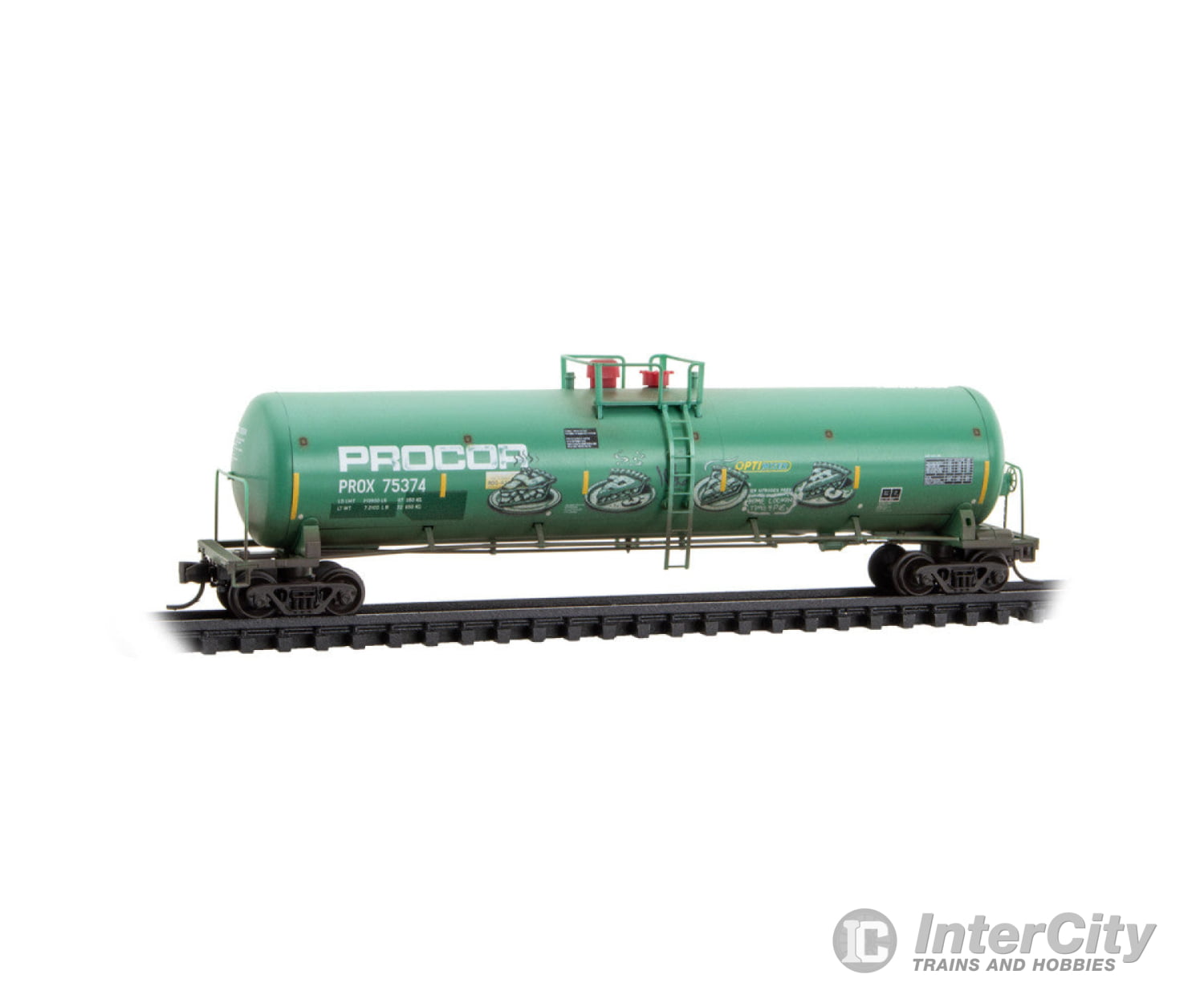 Micro Trains N 11044650 Procor 50’ General Service Tankcar - Weathered Freight Cars
