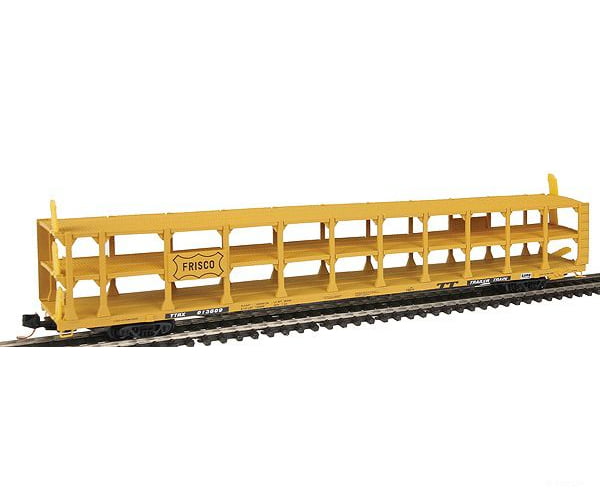 Micro Trains N 11200160 89 Tri-Level Auto Rack -- Frisco/Ttx #913609 (Yellow Black Logo And