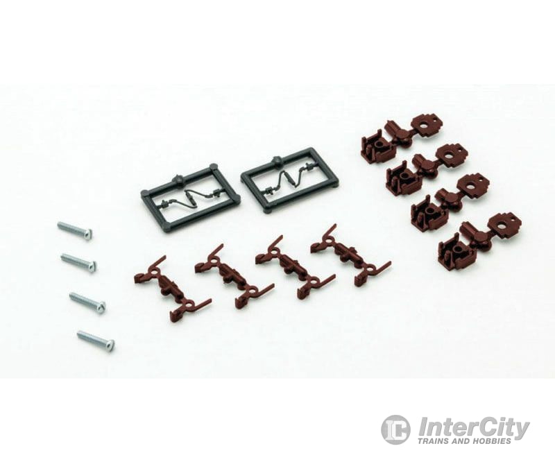 Micro Trains N 122301 True-Scale Coupler -- Long Shank Pkg(4) (Brown) Couplers & Trucks