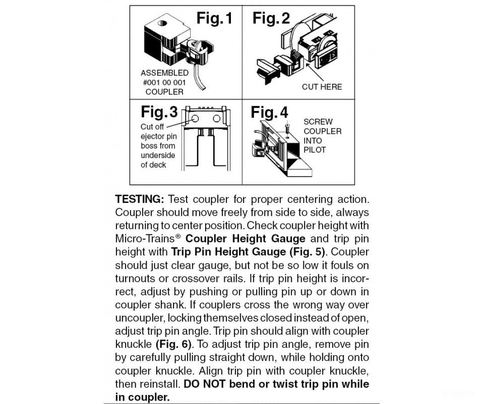 Micro Trains N 132090 Locomotive Coupler Conversion Kits W/Pilot Face -- Atlas Sd7 Or Sd9 (Black