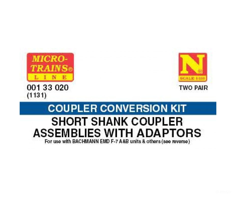 Micro Trains N 133020 Bachmann Truck Mount Couplers -- F7 Loco 2 Pair & Trucks