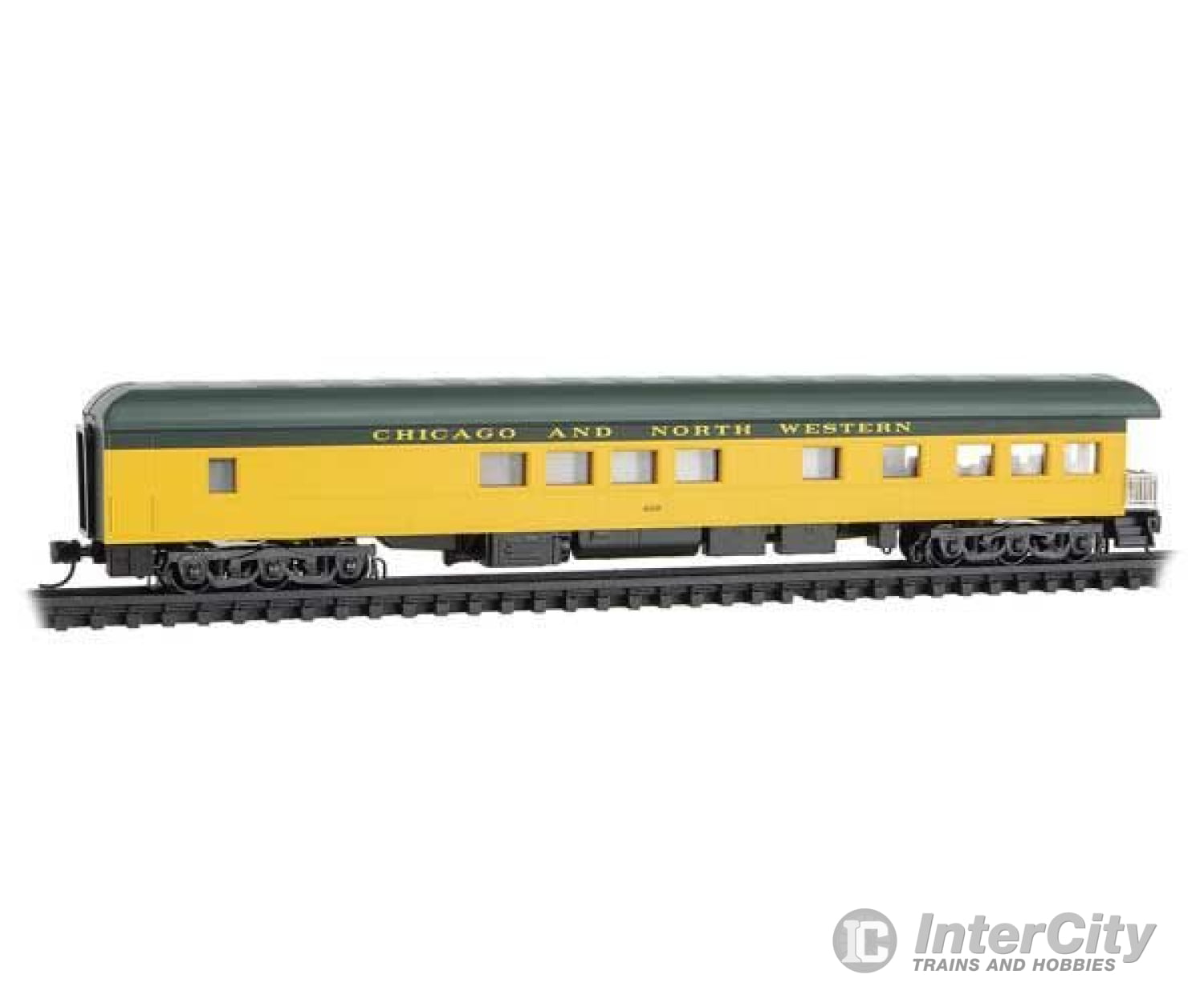 Micro Trains N 14400840 Heavyweight Smooth-Side Business Car Observation W/Balloon Roof - Ready To