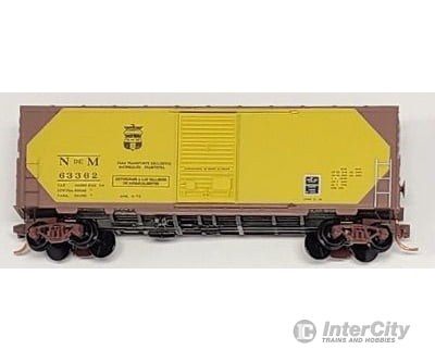 Micro Trains N 2400350 40 Single-Door Boxcar No Roofwalk - Ready To Run -- Nationales De Mexico