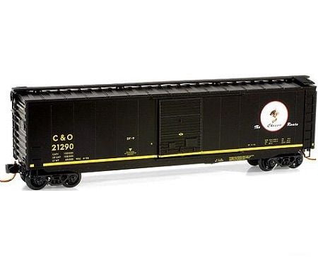 Micro Trains N 3100071 Cameo Series: 50 Pullman-Standard Boxcar -- Chesapeake & Ohio #1 (Same Scheme