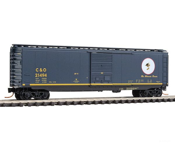 Micro Trains N 3100076 Cameo Series: 50 Pullman-Standard Boxcar -- Chesapeake & Ohio #6 (Different