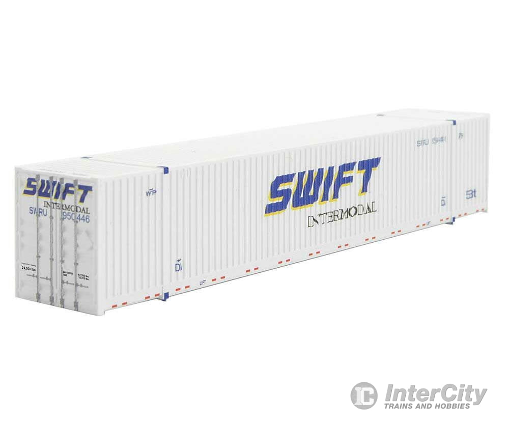 Micro Trains N 46900111 Cimc 53 Corrugated Container - Assembled -- Swift Intermodal Swru 950446