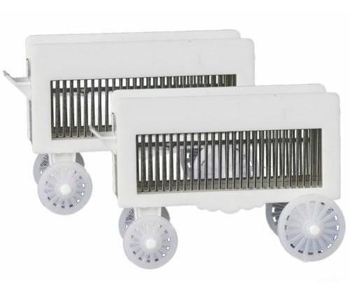Micro Trains 47100000 15 Circus Cage Wagon 2-Pack - Kit Undecorated Cars & Trucks