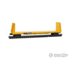 Micro Trains N 5400460 61’ 8’’ Bulkhead Flatcar - TTX TTPX #81317 (yellow black red logo) Freight Cars