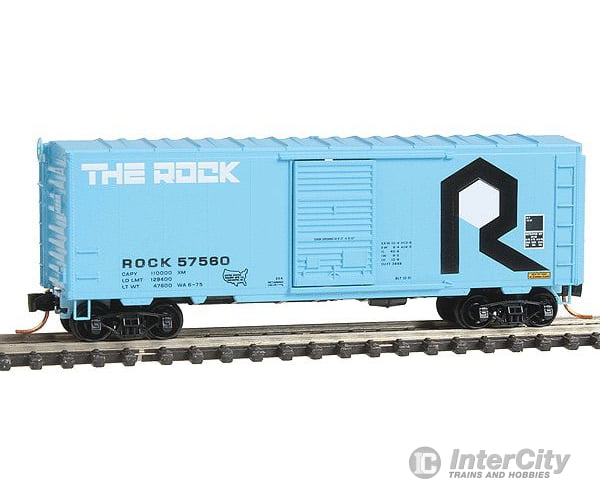 Micro Trains N 7300020 40 Single-Door Boxcar W/Youngstown Door No Roofwalk - Ready To Run -- Rock