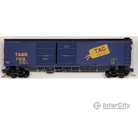 Micro Trains N 7900060 50 Double-Door Wagon Top Boxcar -- Tennessee Alabama & Georgia #7016 (Dark