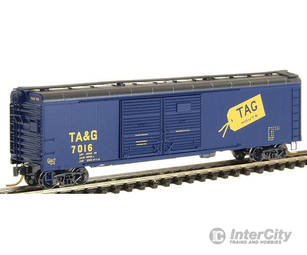 Micro Trains N 7900060 50 Double-Door Wagon Top Boxcar -- Tennessee Alabama & Georgia #7016 (Dark