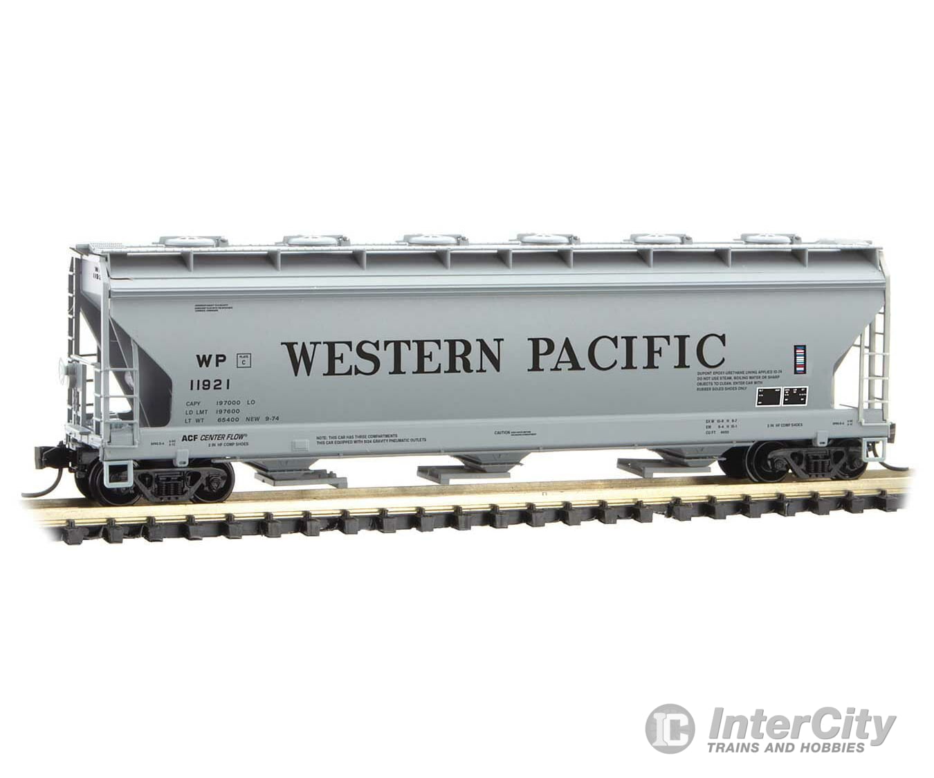 Micro Trains N 9300170 3-Bay Hopp Wp #11796 Freight Cars