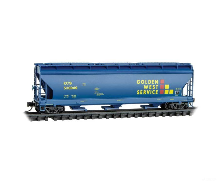 Micro Trains N 9400870 Acf 3-Bay Center Flow Covered Hopper With Elongated Hatches - Ready To Run