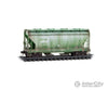 Micro Trains N 98305095 ACF 39’ 2-Bay Center-Flow Covered Hopper - Round Hatches - Burlington Northern #419257 419256