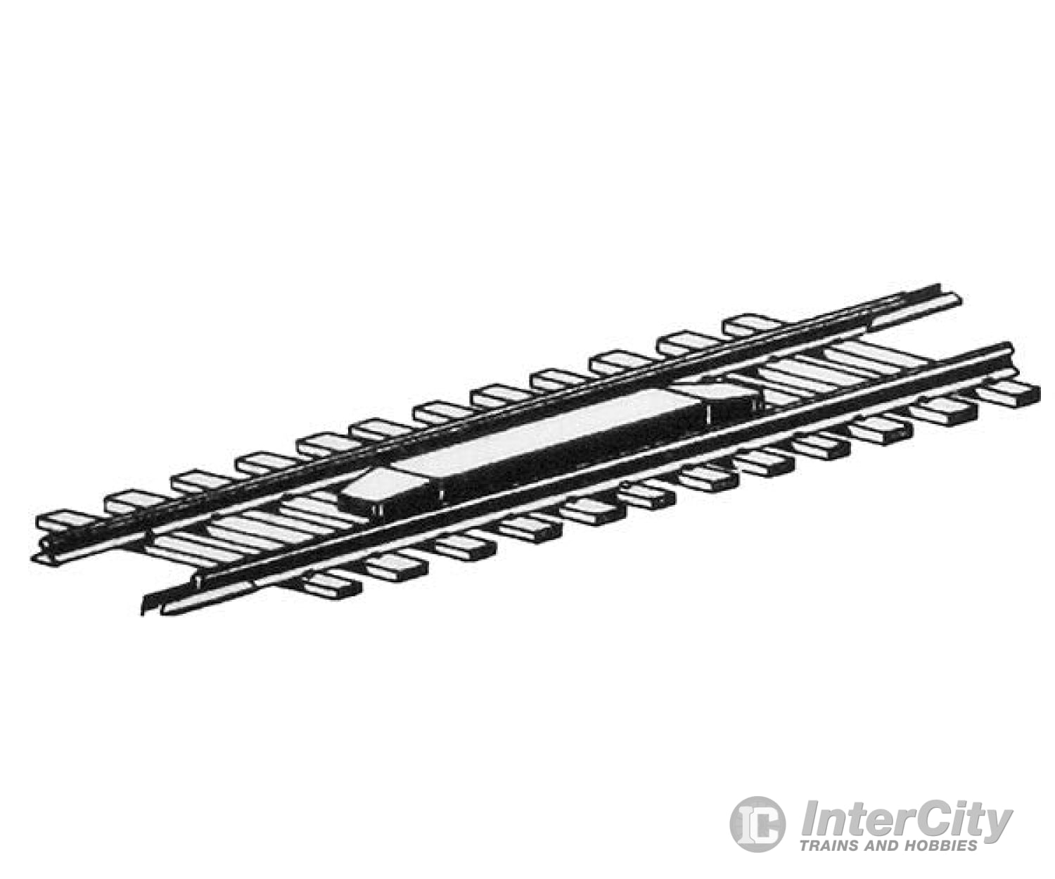 Micro Trains N 98800173 Permanent Uncoupler Magnet -- Mounted In Code 80 Track Section Accessories