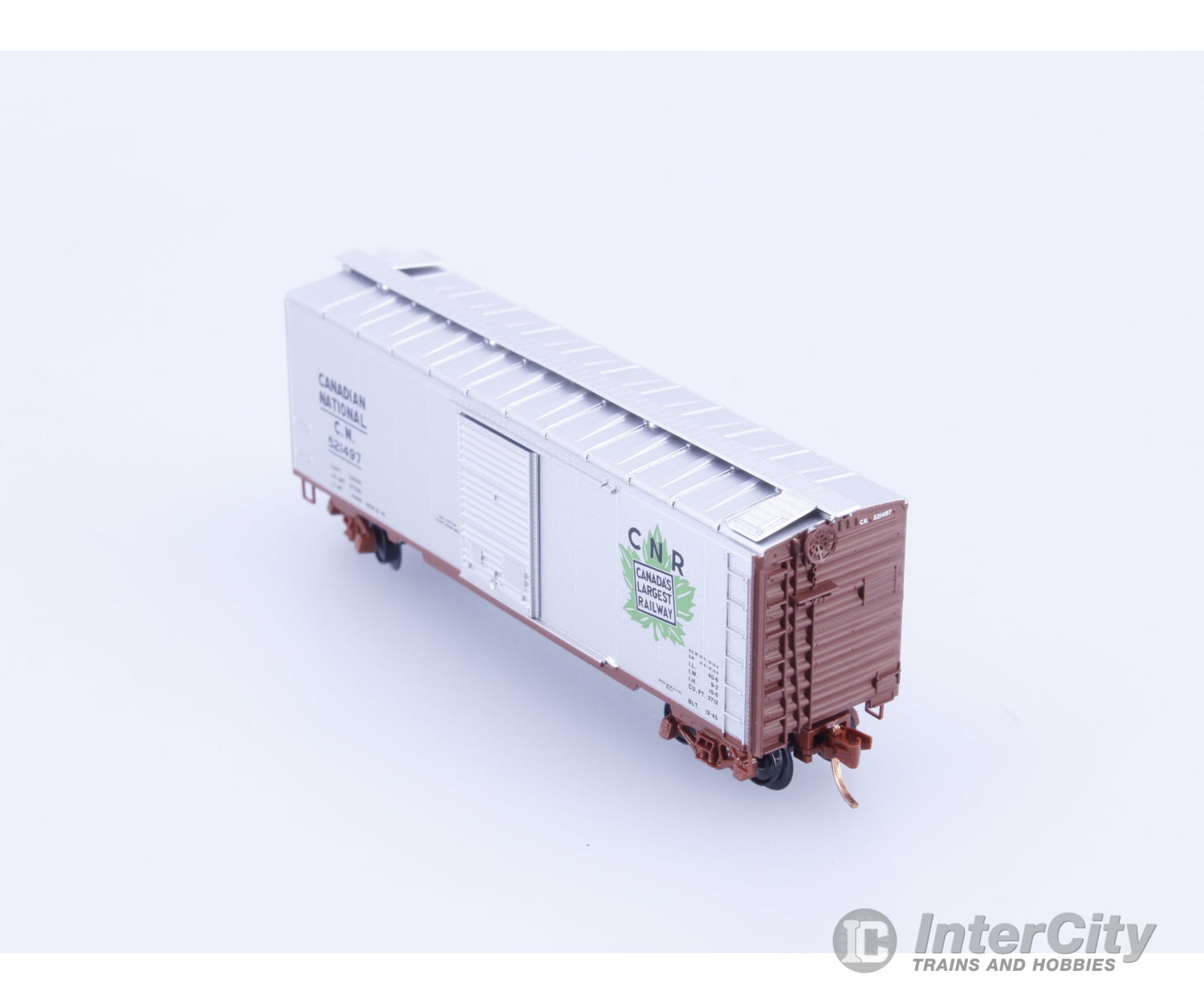 Micro Trains PNS-10 N 40’ Steel Boxcar Special Run Canadian National (CN) 521497 Freight Cars