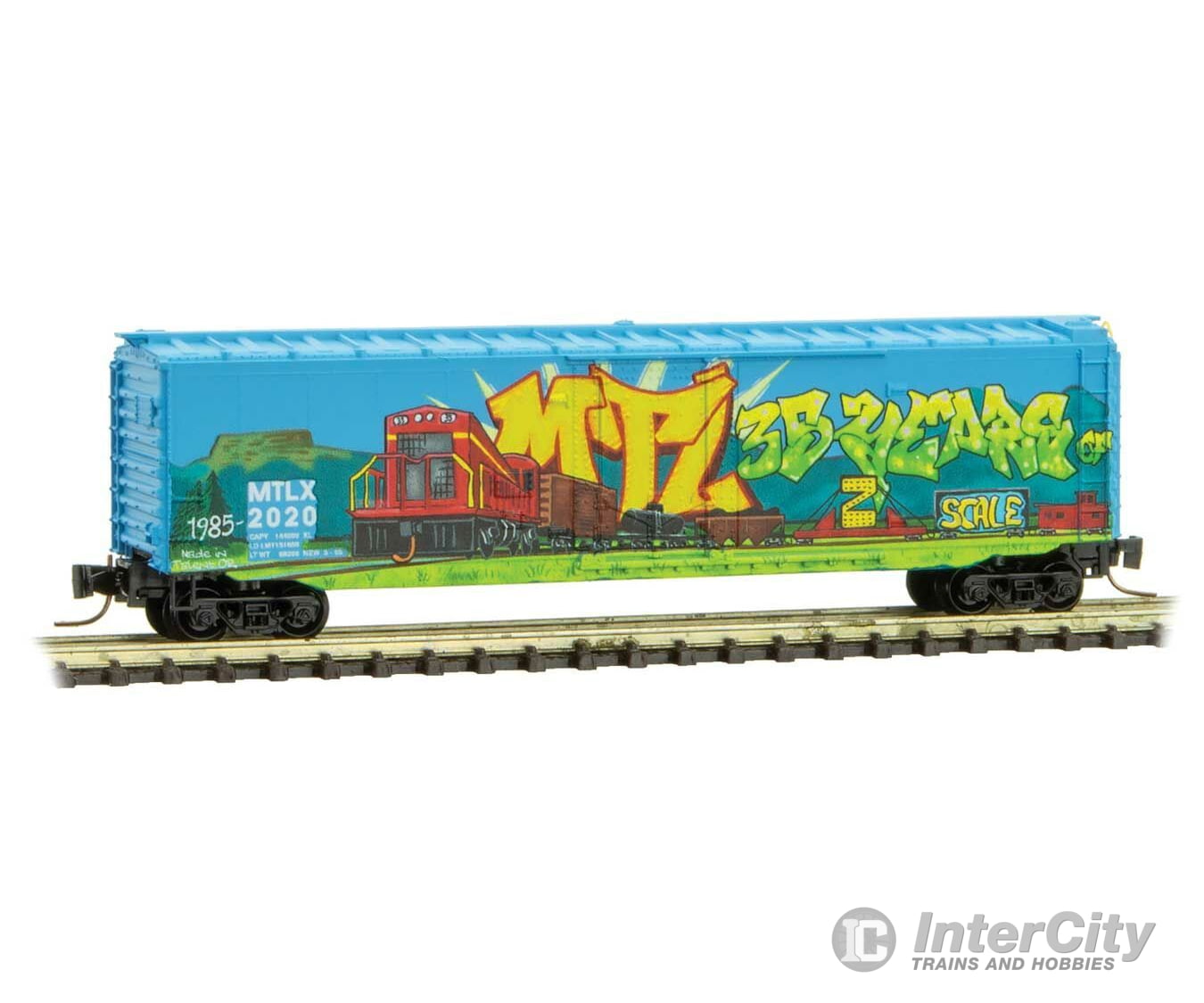 Micro Trains Z 50700520 50 Plug-Door Boxcar - Ready To Run -- Micro-Trains Scale 35Th Anniversary
