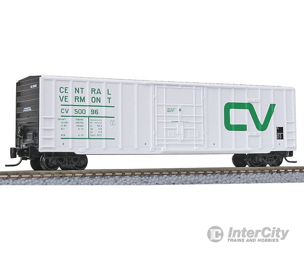 Micro Trains Z 51100061 50 Rib-Side Boxcar -- Central Vermont #50096 Freight Cars