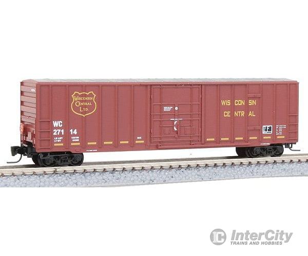 Micro Trains Z 51100092 50 Ribside Plug-Door Boxcar W/Fmc Doors No Roofwalk - Ready To Run --