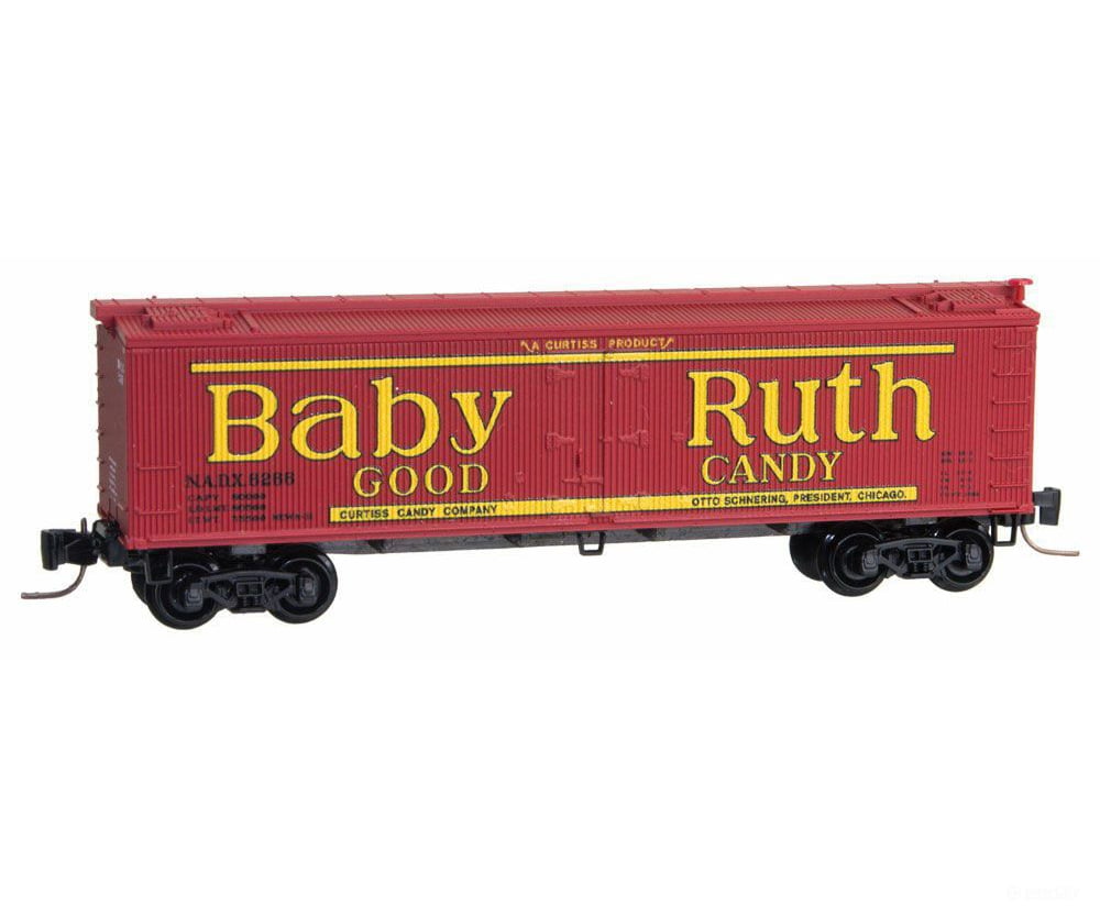 Micro Trains Z 51800360 40 Wood-Sheathed Ice Reefer - Ready To Run -- Nestle Baby Ruth Nadx #6266