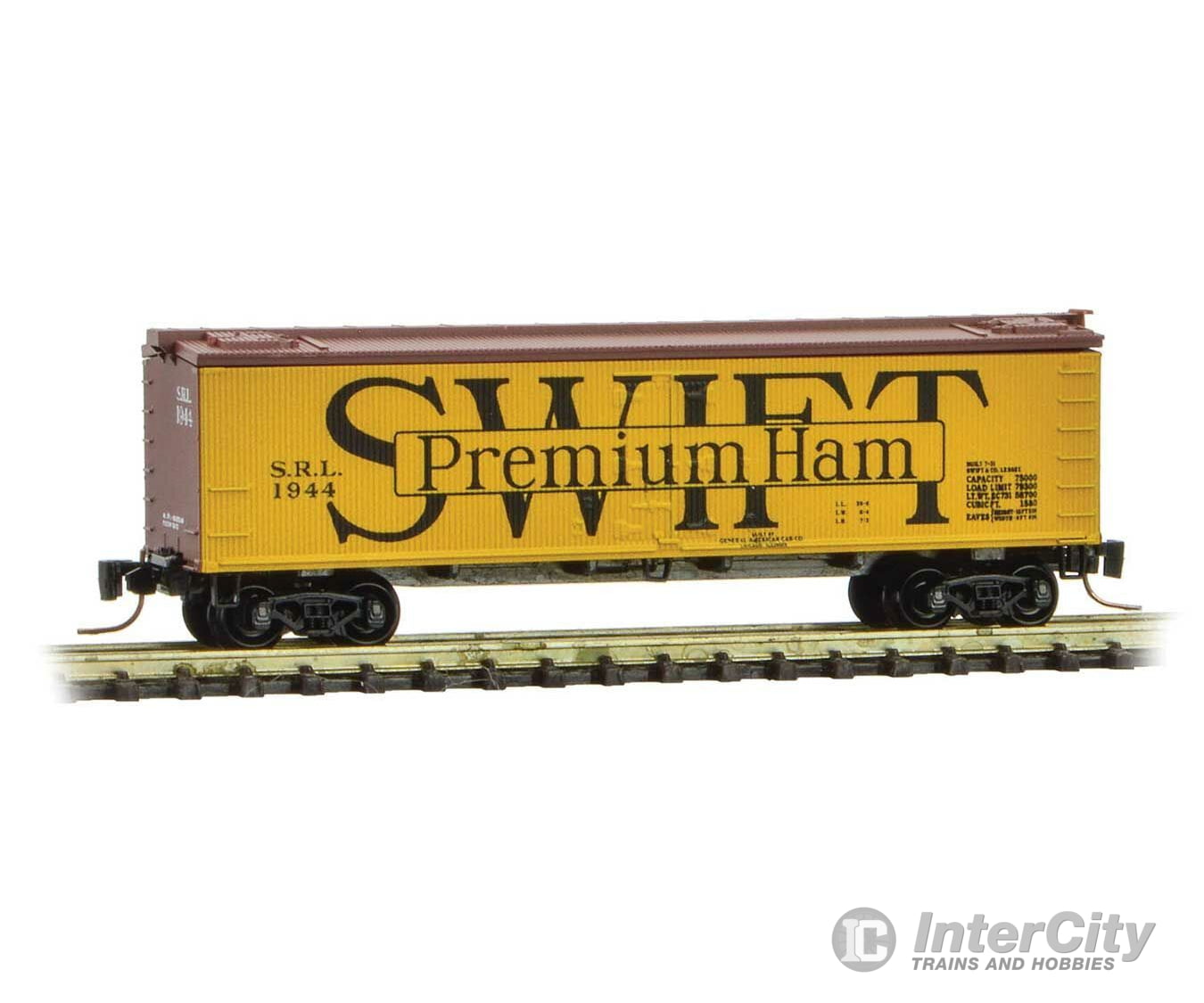 Micro Trains Z 51800581 40 Wood-Sheathed Ice Reefer - Ready To Run -- Swift Refrigerator Line 1944