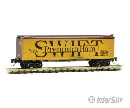 Micro Trains Z 51800582 40 Wood-Sheathed Ice Reefer - Ready To Run -- Swift Refrigerator Line 18792