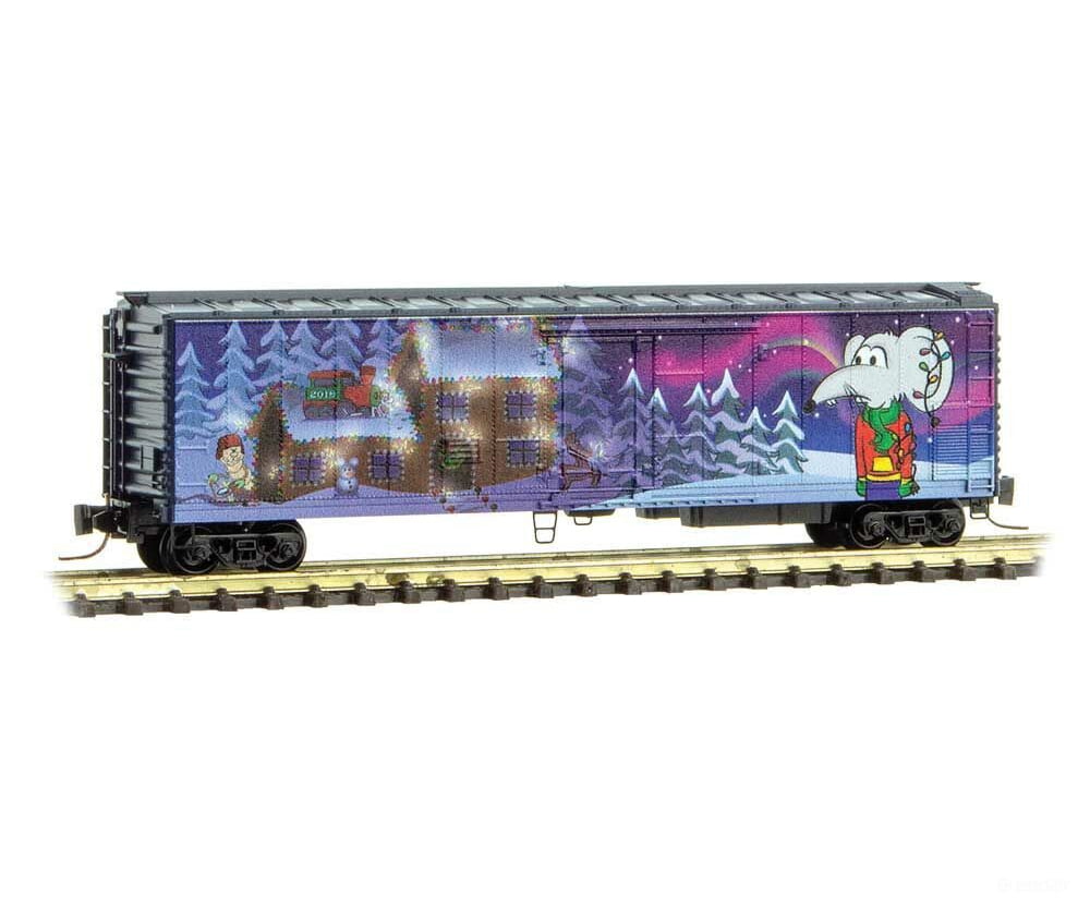 Micro Trains Z 54800120 51 Riveted-Side Mechanical Reefer - Ready To Run -- 2018 Mouse Christmas Car