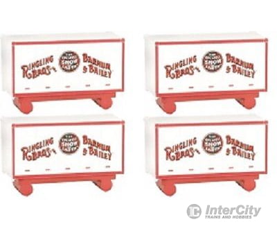 Micro Trains Z 76000050 Circus Wagon 4-Pack - Kit -- Ringling Bros. And Barnum & Bailey(Tm) Freight