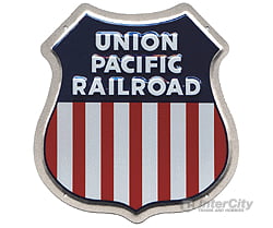 Microscale A 10002 Embossed Die-Cut Metal Sign -- Union Pacific Collectibles