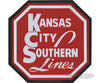 Microscale A 10014 Embossed Die-Cut Metal Sign -- Kansas City Southern Collectibles