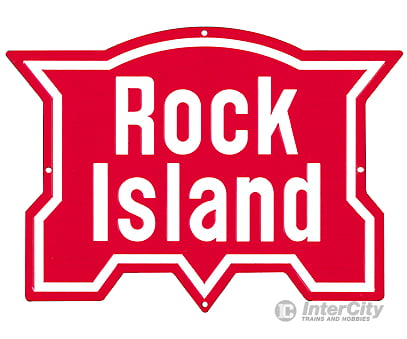 Microscale A 10017 Embossed Die-Cut Metal Sign - Rock Island Collectibles