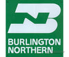 Microscale A 10027 Embossed Die-Cut Metal Sign - Burlington Northern Books