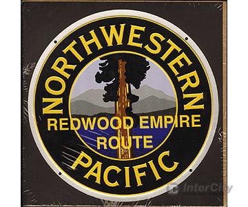 Microscale A 10033 Embossed Die-Cut Metal Sign -- Northwestern Pacific Collectibles