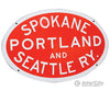 Microscale Ho 10042 Embossed Die-Cut Metal Sign -- Spokane Portland & Seattle Collectibles