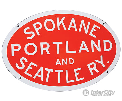 Microscale Ho 10042 Embossed Die-Cut Metal Sign -- Spokane Portland & Seattle Collectibles